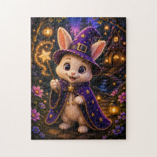 Magical Bunny Wizard Jigsaw Puzzle Legpuzzel