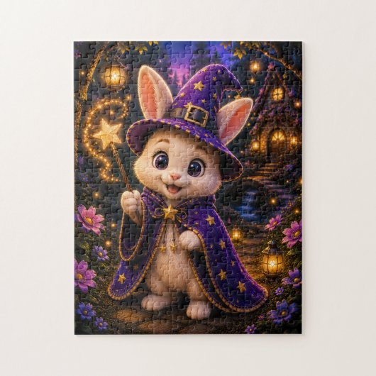 Magical Bunny Wizard Jigsaw Puzzle Legpuzzel (Verticaal)