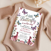 Magical Butterfly Baby Shower Kaart