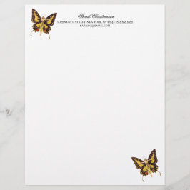 Magical Butterfly Letterhead Briefhoofd