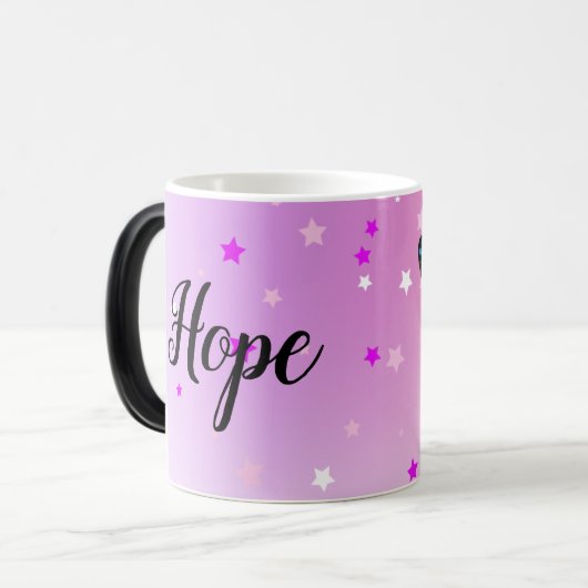 Magical butterfly magische mok (Voorkant links)