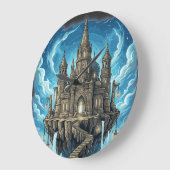 Magical Celestial Floating Castle In The Clouds Grote Klok (Hoek)
