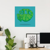 Magical Chameleon Poster (Thuiskantoor)
