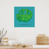 Magical Chameleon Poster (Keuken)
