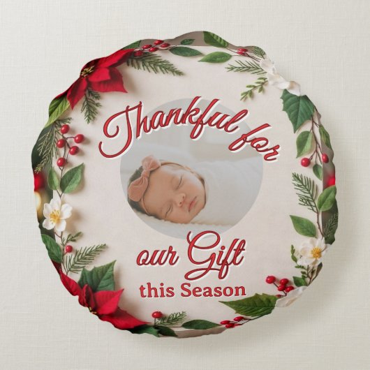 'Magical Childhood' Round Pillow Rond Kussen (Achterkant)