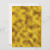 Magical Child's Gold Unicorn Pegasus Floral Kaart (Achterkant)