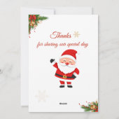 Magical Christmas Birthday Card for Girls Feestdagenkaart (Achterkant)