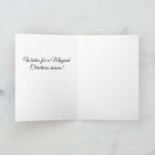 Magical Christmas Forest - Christmas greeting Card Feestdagen Kaart (Binnen)