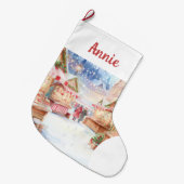 Magical Christmas Market Grote Kerstsok (Voorkant (Hangend))