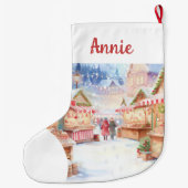 Magical Christmas Market Grote Kerstsok (Achterkant)