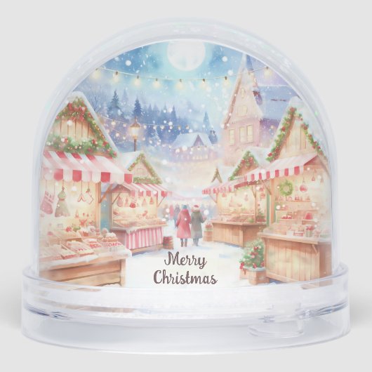 Magical Christmas Market Sneeuwbol (Achterkant)