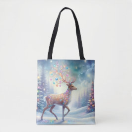 Magical Christmas Reindeer Tote Tote Bag