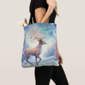 Magical Christmas Reindeer Tote Tote Bag (Dichtbij)