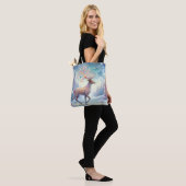 Magical Christmas Reindeer Tote Tote Bag (Op model)