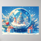 Magical Christmas Snow Globe Poster (Voorkant)