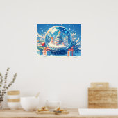 Magical Christmas Snow Globe Poster (Keuken)