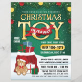 Magical Christmas Toy Giveaway: Santa Bag & Teddy Flyer (Voorkant)