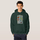 Magical Creatures Vintage Graphic Hoodie (Voorkant volledig)