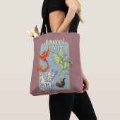 Magical Creatures Vintage Graphic Tote Bag (Dichtbij)
