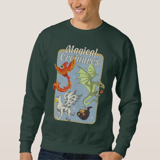 Magical Creatures Vintage Graphic Trui (Voorkant)