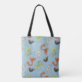 Magical Creatures Vintage Pattern Tote Bag (Achterkant)