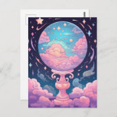 Magical Crystal Ball Briefkaart (Voorkant / Achterkant)