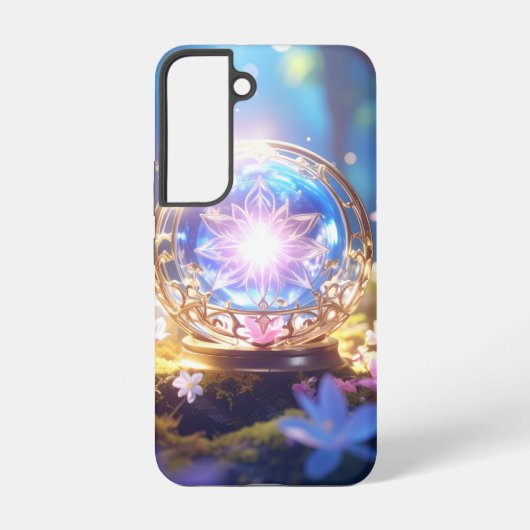 Magical Crystal Orb Forest telefoonhoesje Samsung Galaxy Hoesje (Achterkant)