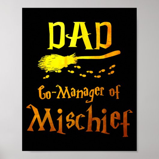 Magical Dad, Manager Of Mischief Birthday Family M Poster (Voorkant)