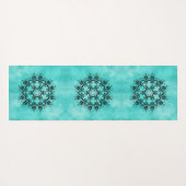 Magical Damask op Blue Yogamat (Achterkant (horizontaal))