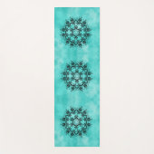 Magical Damask op Blue Yogamat (Voorkant)