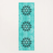 Magical Damask op Blue Yogamat (Achterkant)