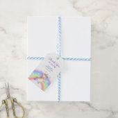 Magical Day Rainbow Stars Unicorn Birthday  Cadeaulabel (Met Touw)