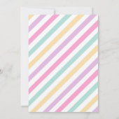 Magical Day Unicorn and Rainbows Birthday Kaart (Achterkant)