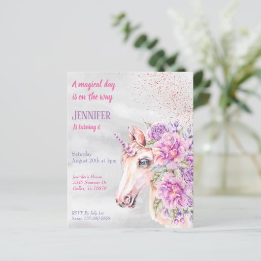 Magical Day Unicorn  Florence Budget (Staand voorkant)