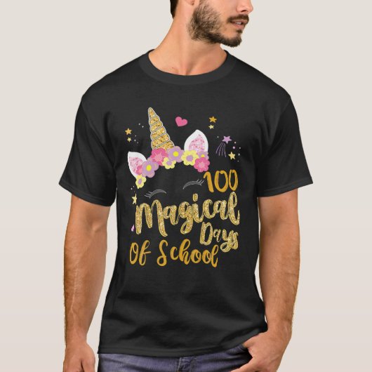 Magical Days Of Kindergarten School Unicorn Gi T-shirt (Voorkant)