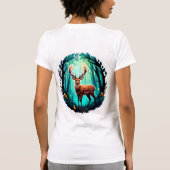 Magical Deer Woodland T-shirt (Achterkant)