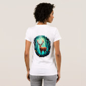 Magical Deer Woodland T-shirt (Achterkant volledig)