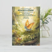 Magical Dragon Baby shower Kaart (Staand voorkant)