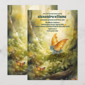 Magical Dragon Baby shower Kaart (Voorkant / Achterkant)