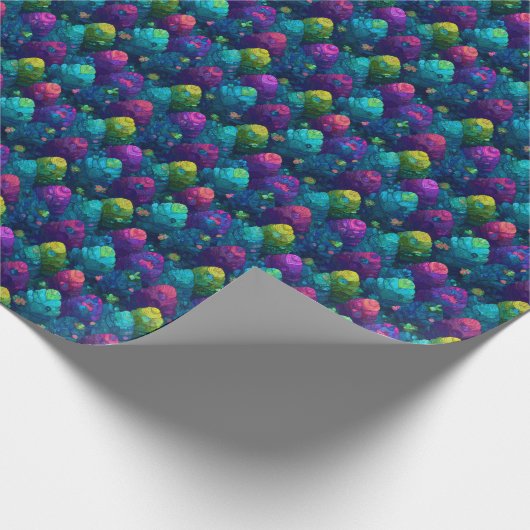 Magical Dragon Eggs D&D Fantasy Creature Cadeaupapier (Hoek)