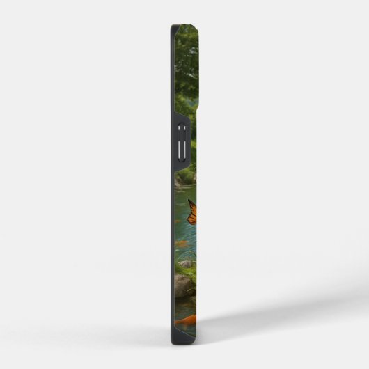 Magical Dragon Garden iPhone 14 Case – Whimsical F iPhone Hoesje (Rechterkant)