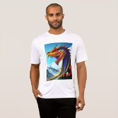 Magical Dragon Head Face T-Shirt (Voorkant volledig)
