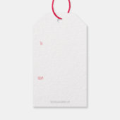 Magical Dragon Holiday Wishes Cadeau Labels Cadeaulabel (Achterkant)