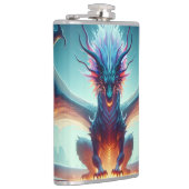 Magical Dragon Reflection AI Art Heupfles (Rechts)