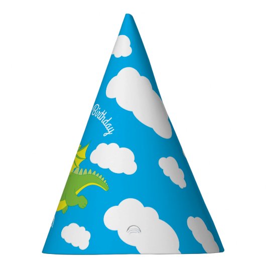 Magical Dragon Schattige 1e verjaardagsfeestje Pet Feesthoedjes (Rechts)