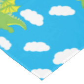 Magical Dragon Schattige Eerste Verjaardag Tafeldo Tafelkleed (Gekanteld)