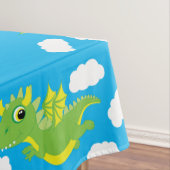 Magical Dragon Schattige Eerste Verjaardag Tafeldo Tafelkleed (Voorbeeld)