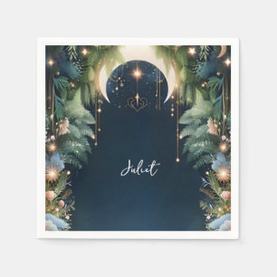 Magical Dream Mystieke Sterren Maan Vrijgezellenfe Servet