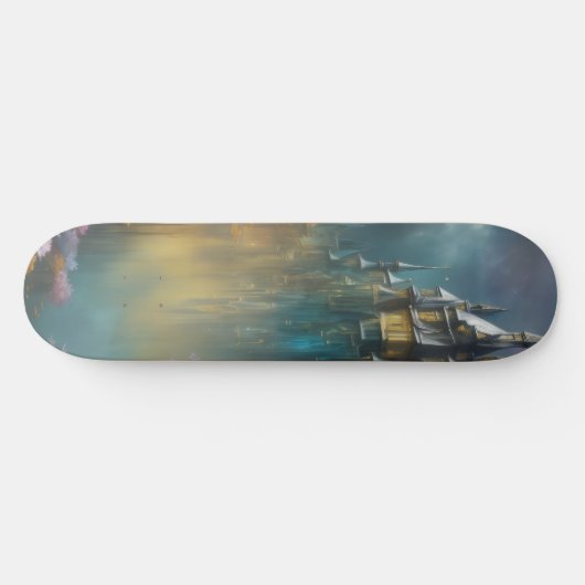 Magical Dreamland Artwork for Fantasy Lover Persoonlijk Skateboard (Horizontaal)