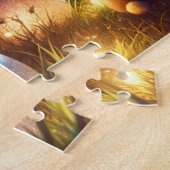 Magical Easter Night Glowing Eggs & Bunnies Legpuzzel (Zijkant)